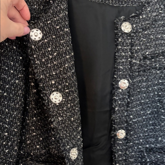 Michael Kors Black and White Tweed Blazer - Picture 7 of 14
